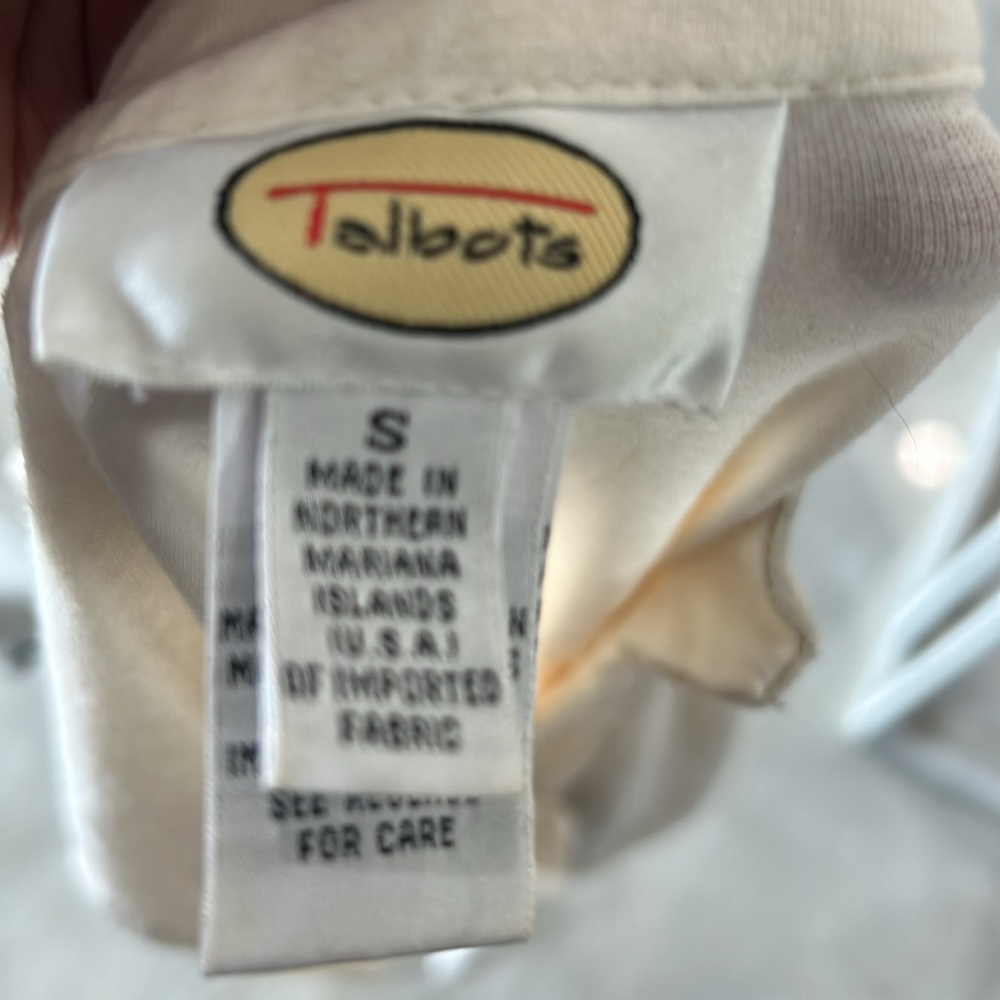 Talbots‎ Sequence Embroidered Top. Size S - Picture 7 of 11